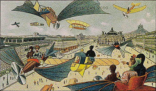 Una de las ilustraciones de Jean-Marc Côtet de finales del XIX: así imaginaba el año 2000 la sociedad francesa